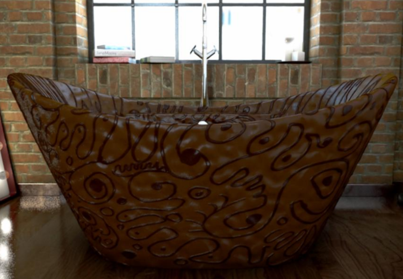 Illustration for article titled This Chocolate Bathroom Is Entirely Unnecessary But I Want It SO Much